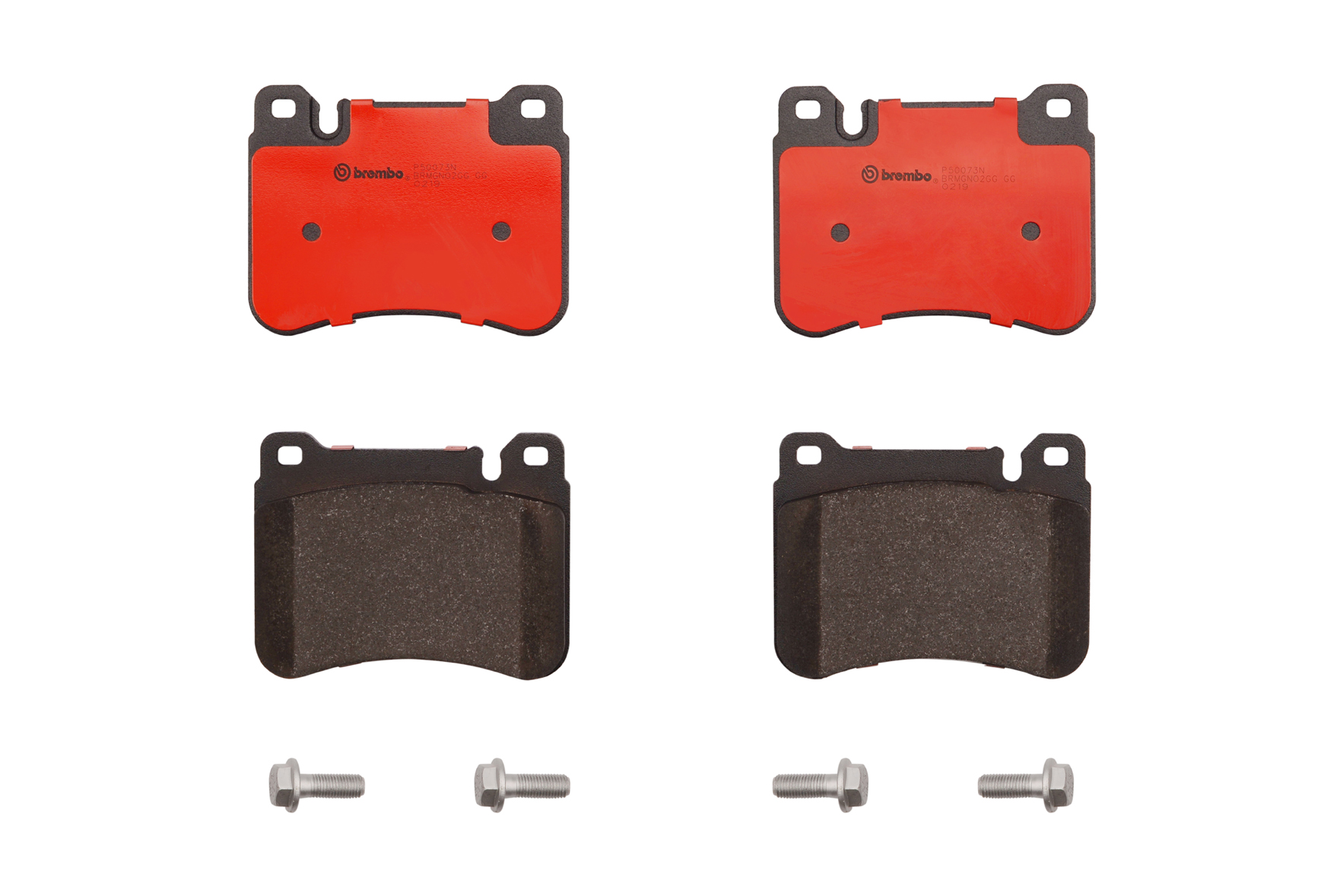 Mercedes Disc Brakes Kit -  Pads Front (Ceramic) - Brembo P50073N